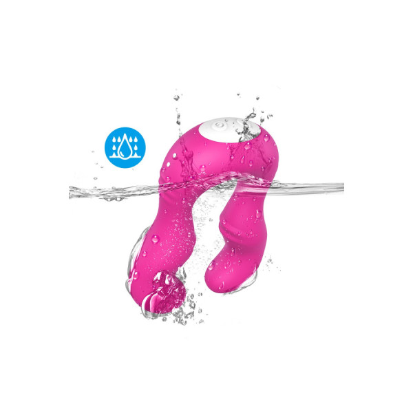 Vibromasseur Rose en forme de U double tête stimulateur point G 